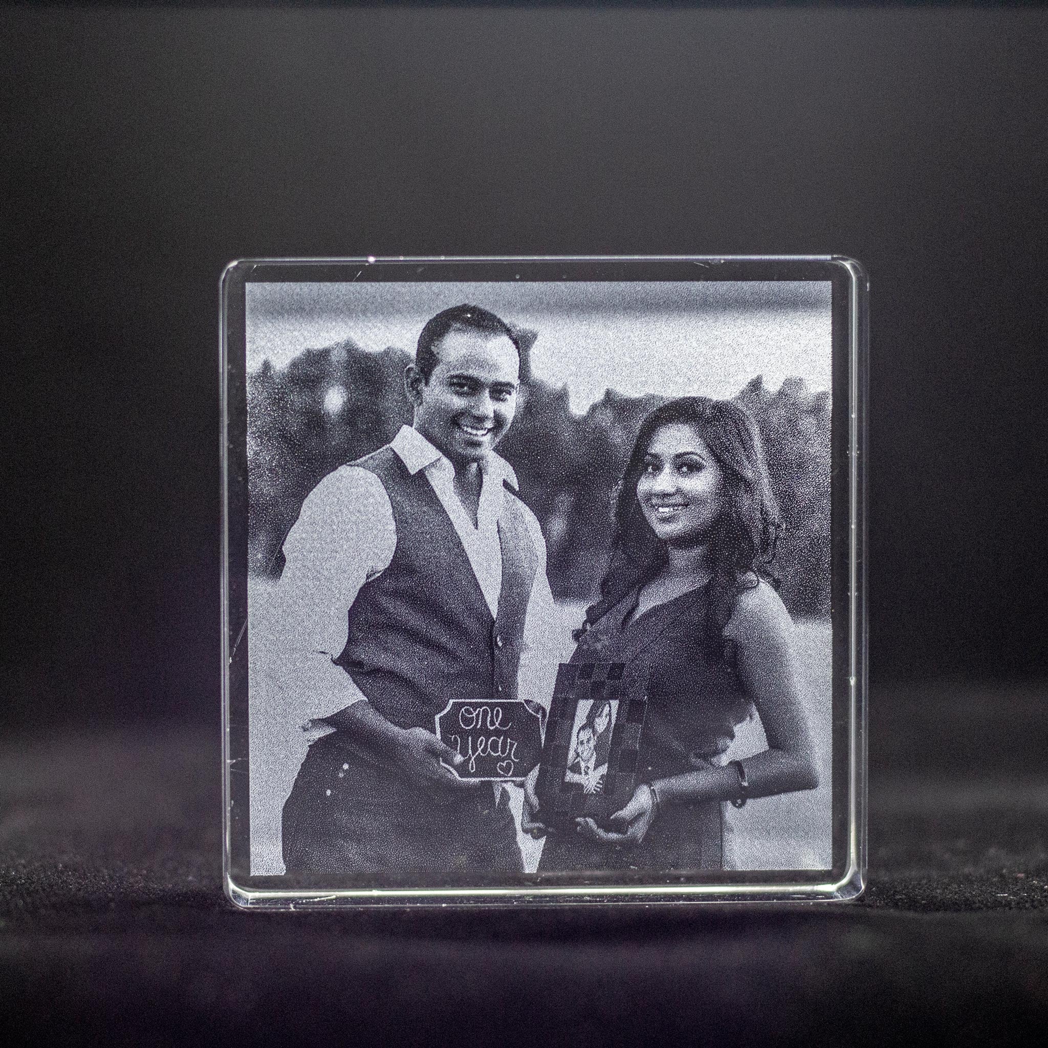 Square Crystal Photo Frame - Crystal Moments